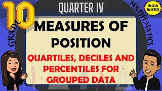 QUARTILES DECILES AND PERCENTILES FOR GROUPED DATA  GRADE 10 MATHEMATICS Q4 [upl. by Eberto]