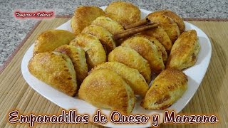 EMPANADILLAS DE QUESO CON MANZANA receta fácil y original de Temperos e Sabores [upl. by Kermy]