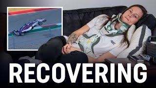 Abbie Eaton speaks out after breaking her back in a horrible crash [upl. by Esteban611]