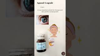 Aquasol A capsule Vitamin A capsule vitaminsupplementsUses amp Side effect Medico Pharmacist [upl. by Esertal]