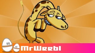 Giraffe In My Loft  animated music video  MrWeebl [upl. by Putscher369]