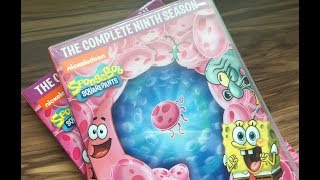 SpongeBob The Complete 9th Season DVD Boxset 2017 Unboxing amp Review [upl. by Clementine281]