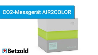 CO2Messgerät AIR2COLOR  Betzold [upl. by Anelrats]