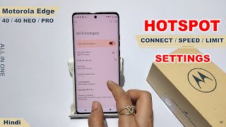 Remove hotspot security in motorola edge 40 neo  Moto edge 40 me hotspot ki setting kaise kare [upl. by Remat]