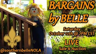 Sale Auction  BARGAINS BY BELLE  Come shop chat amp bid from the comfort of home [upl. by Blodget886]