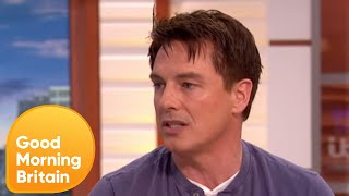 John Barrowman Defends Homeless Man Against Target  Good Morning Britain [upl. by Ailimat]