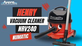 Henry Vacuum Cleaner Commercial Numatic NRV240 Review 2023  Unboxing amp Demonstration [upl. by Knorring]