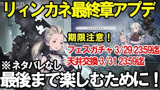 【リィンカネ】ネタバレなしガチャの期限に注意して最後まで楽しむ！リィンカネ最終章アプデ【Nier Reincarnation】 [upl. by Suehtomit]