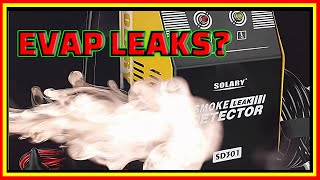 Detect EVAP Leaks with Solary SD301 Smoke Machine DIY P0456 Fix [upl. by Goode669]