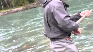 18lb Dean River Steelhead [upl. by Enirol810]