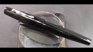 Vazir Black Flat Top Fountain Pen Review [upl. by Hershell307]