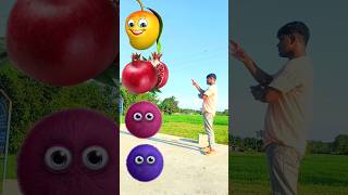 cute monster amp Mango Pomegranate orange grapes from frog  funny vfx magicyoutubeshorts [upl. by Diet232]