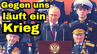 Putin Rede zum Tag des Sieges am 9 Mai komplett auf deutsch [upl. by Almallah]