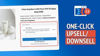 How to Add a OneClick Upsell and Downsell in Clickfunnels 20  Clickfunnels 20 Tutorial [upl. by Pillyhp]