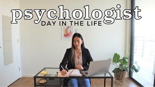 Day In the Life of Psychologist  adult therapy clinic selfcare amp more [upl. by Robet]