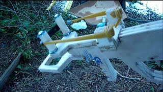 Making the Joerg Sprave Bullpup Slingshot Crossbow  part 3 FINISHED [upl. by Thorwald148]