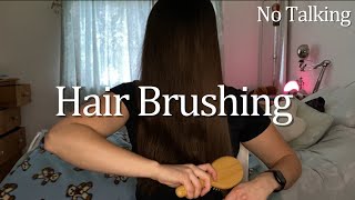 ASMR Hair Brushing  No Talking  Hair over Face [upl. by Kylynn332]