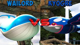 Pokemon battle revolution  Wailord vs Kyogre [upl. by Collis]