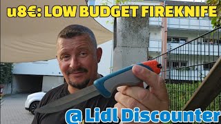 🇩🇪 u8€  LOW BUDGET FIREKNIFE  Lidl Discounter  Mora FireKnife Clone von Mikov [upl. by Ardnuahsal996]