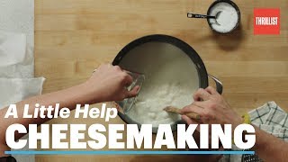 How to Make Cheese at Home  A Little Help Cheesemaking [upl. by Grizel725]