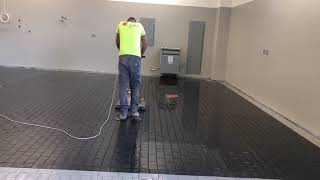 Tile Floor Vibration Installation Time Lapse [upl. by Sileray20]