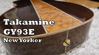 Parlor Guitar with a Beautiful Backside Takamine GY93E New Yorker Acoustic Buddy Review [upl. by Spain]