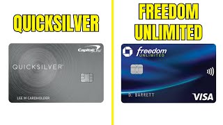 Capital One Quicksilver Cash Back VS Chase Freedom Unlimited  Which Credit Card Is Worth It [upl. by Mauricio600]