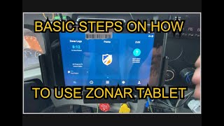 TRUCKERS WITH ZONAR TABLETS QUICK VIDEO ON HOW TO USE THE ZONAR TABLETS Video [upl. by Anerda203]