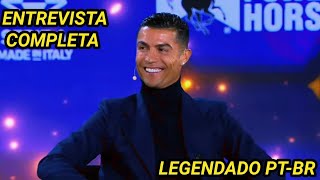 CRISTIANO RONALDO fala do HAALAND e da Liga saudita ser MAIOR a Ligue 1 francesa  LEGENDADO PTBR [upl. by Notneiuq]