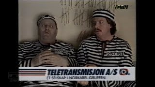 TELETRANSMISJON AS  ROLV WESENLUND OG KNUT LYSTAD 1990 [upl. by Wilscam]