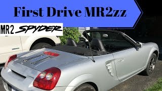 First Drive MR2 Spyder after the 2zz Swap [upl. by Allana]