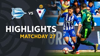 Highlights Deportivo Alaves vs SD Eibar 11 [upl. by Lyons]