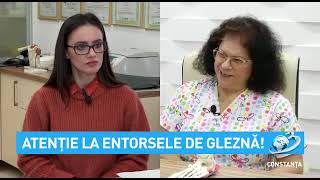 Entorsa de glezna ce este si recuperare  Dr Adriana Drăgan [upl. by Lamberto]