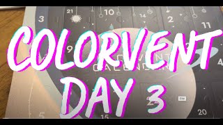 Colorvent 2024 Advent Day 3 [upl. by Hahseram750]