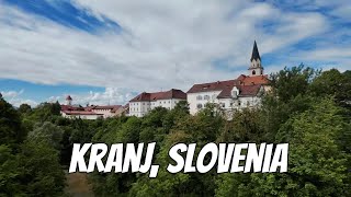 Kranj Slovenia Walking tour in old town of Kranj 4K [upl. by Yrag]