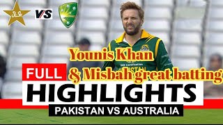 Pakistan champion vs Australia champion highlights  Younis Khan batting highlights [upl. by Tammi925]