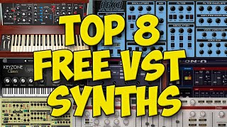 TOP 8 Free VST Synths  2019  OBXD Model Mini Tyrell N6 Synth1 SQ8L  Funk  Disco Style [upl. by Niroht]