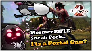 Sneak Peek at New Mesmer RIFLE  Nov 14th Guild Wars 2 News [upl. by Hoes]