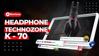 Techno Zone K 70 Gaming Headphone [upl. by Brigg611]