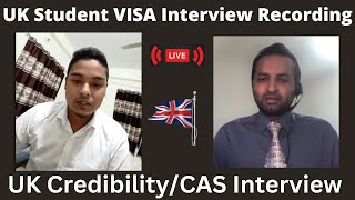 UK Student Visa Interview Questions amp Answers 2023  UK CAS Interview Credibility Interview UK 2023 [upl. by Aliekahs]