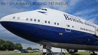 British Airways Boeing B747 Negus at Cotswold Airport boeing747 cotswolds 747 [upl. by Froemming]