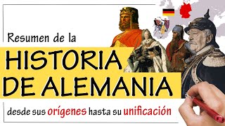 Historia de ALEMANIA  Resumen  Desde sus orígenes hasta la UNIFICACIÓN DE ALEMANIA [upl. by Aitnwahs]