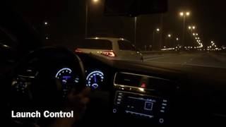 Launch Control MK7 Golf R stock vs MK7 Golf R stage 2 [upl. by Ytsirc208]