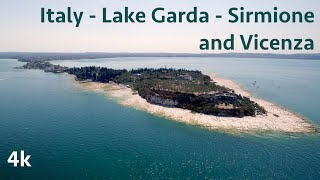 4k  Italy  Sirmione Lake Garda and Vicenza  Cinematic Video [upl. by Zach]