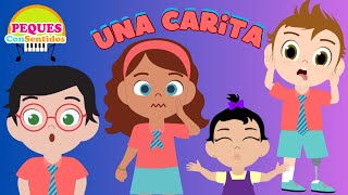 Una Carita  Video musical infantil Aprende las partes de la cara en forma divertida educadoras [upl. by Datha]