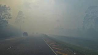 Landfill fire at Empangeni in South Africa [upl. by Hitchcock]