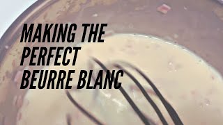 classic butter beurre blanc sauce [upl. by Delainey]