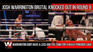 Warrington vs Lara round 9 Brutal knocked out [upl. by Ecille721]