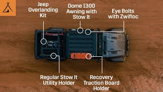 Full Jeep Gladiator Rhino Rack Roof Rack [upl. by Trow202]