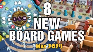 8 New Board Games 2 Expansions  May 2024 [upl. by Alderman]